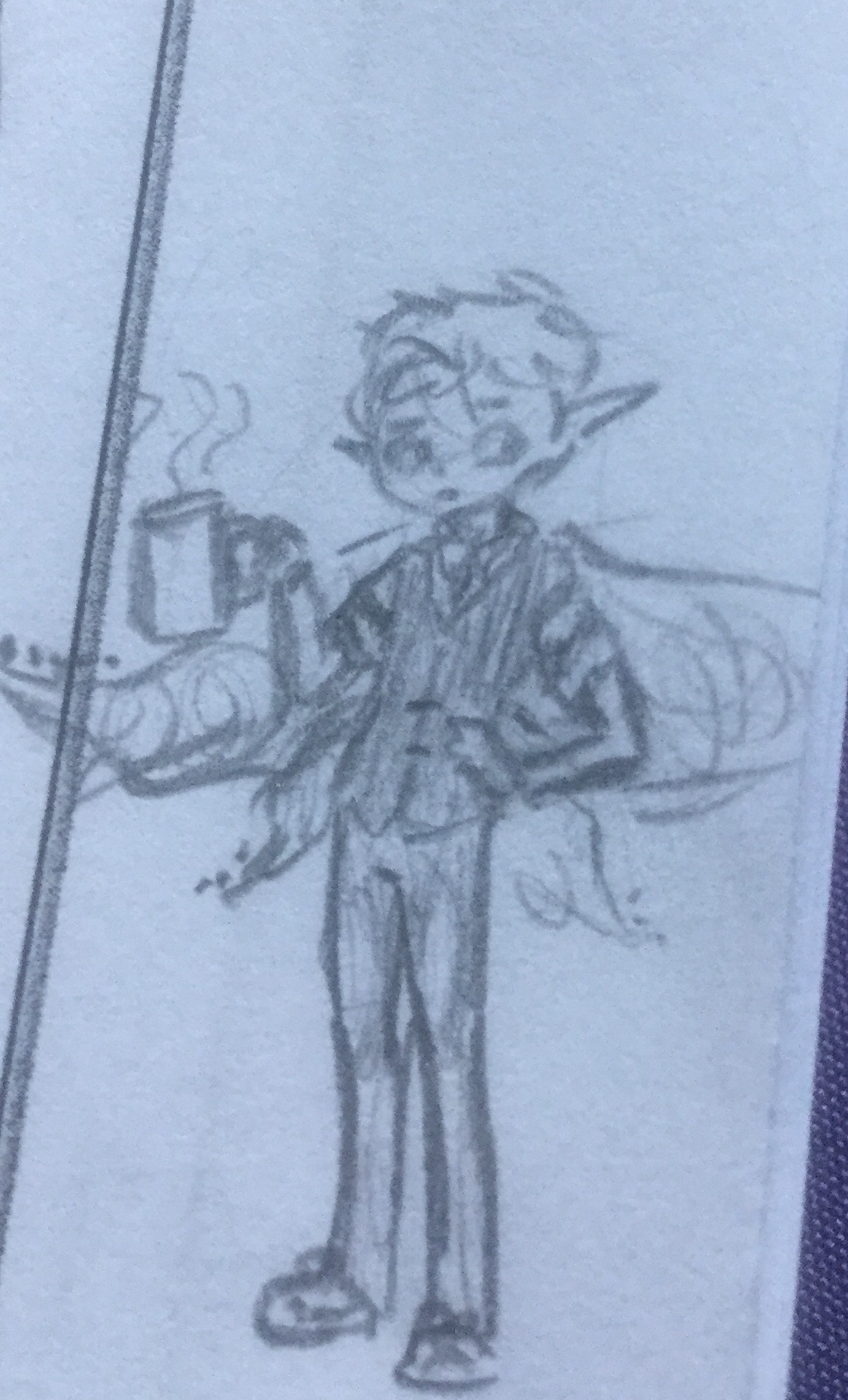 Jasper found his way into my math notes on Wednesday.