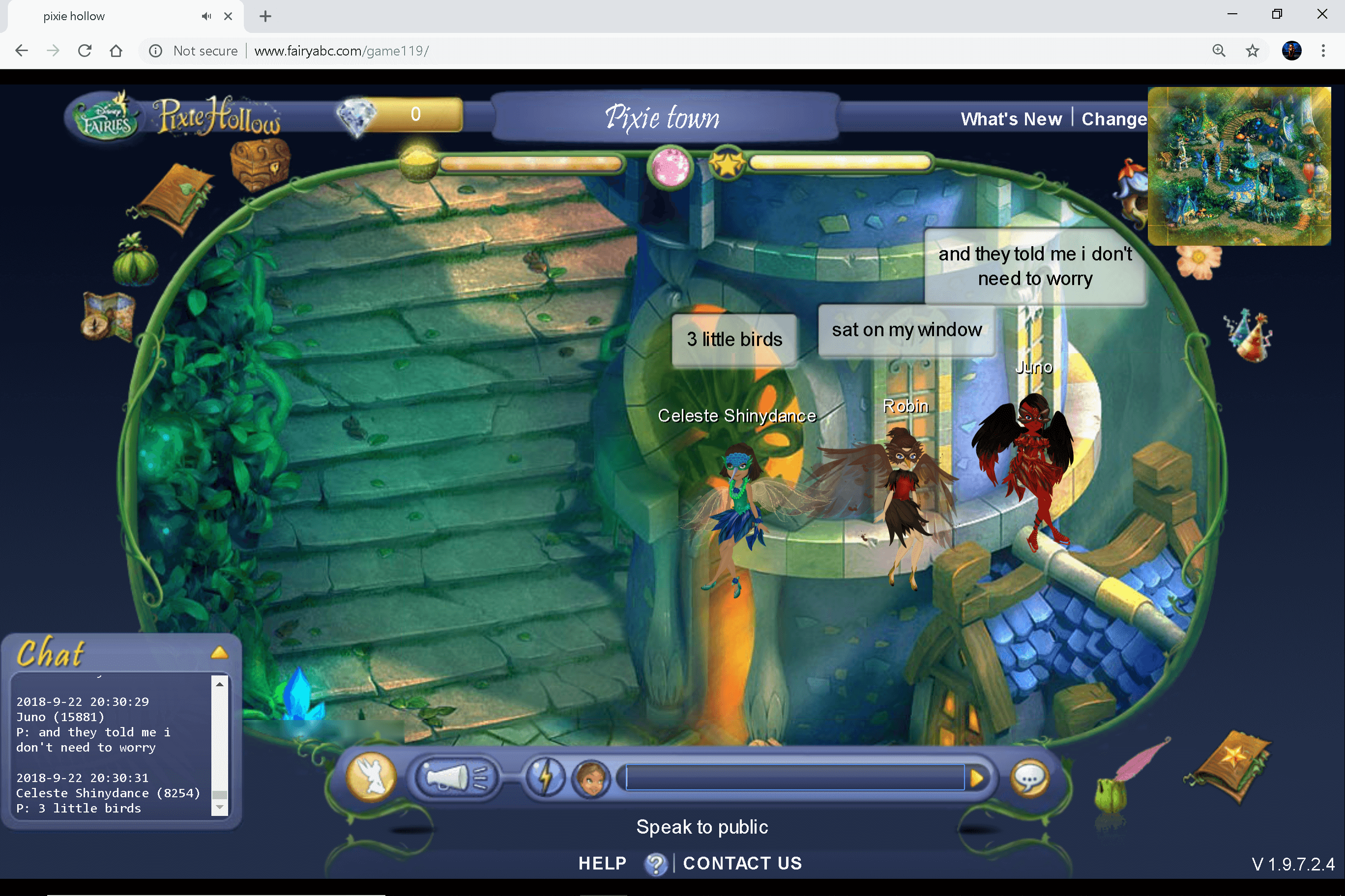 3 little birds, sat on my window,and they told me I don't need to worry