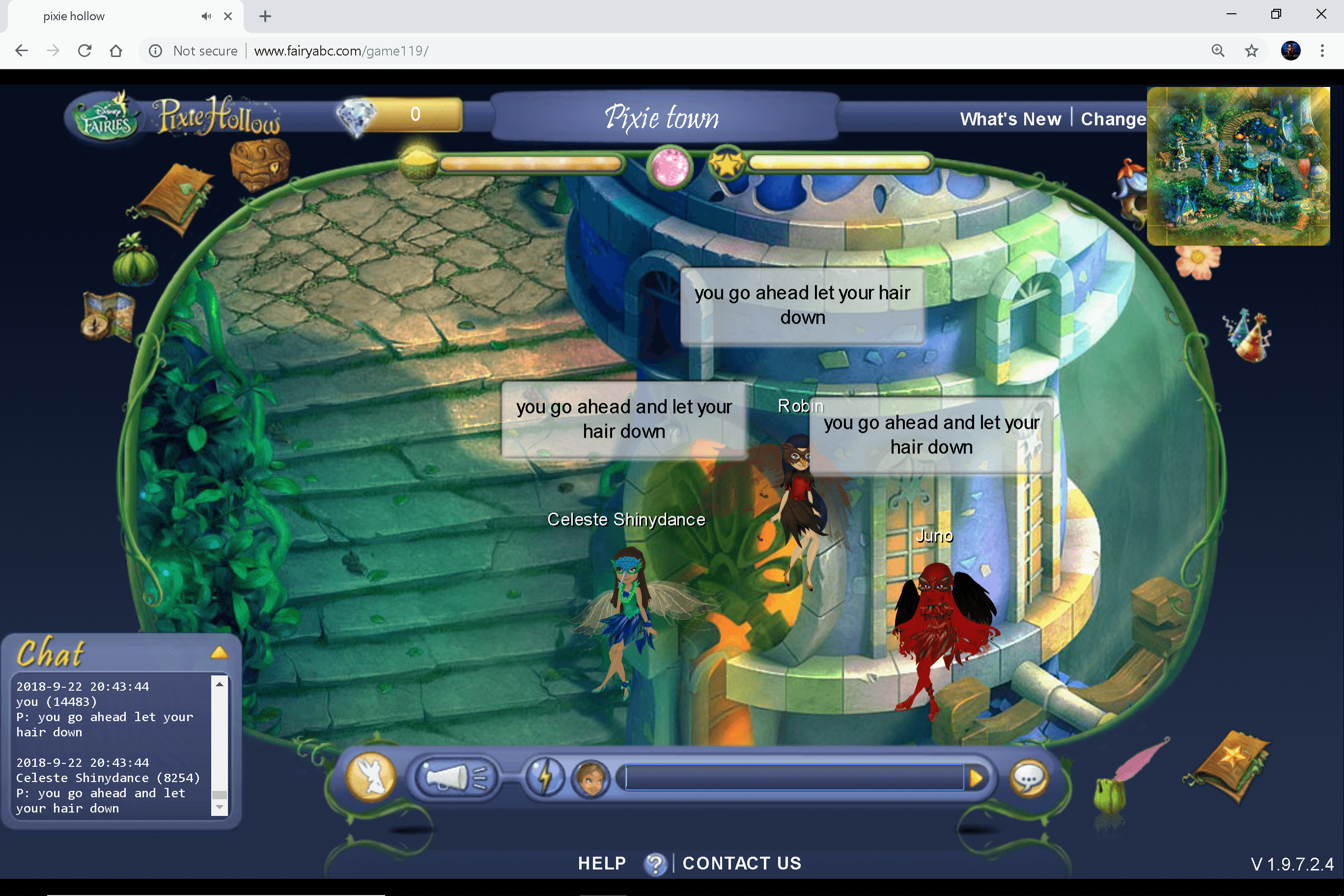 you go ahead let your hair down