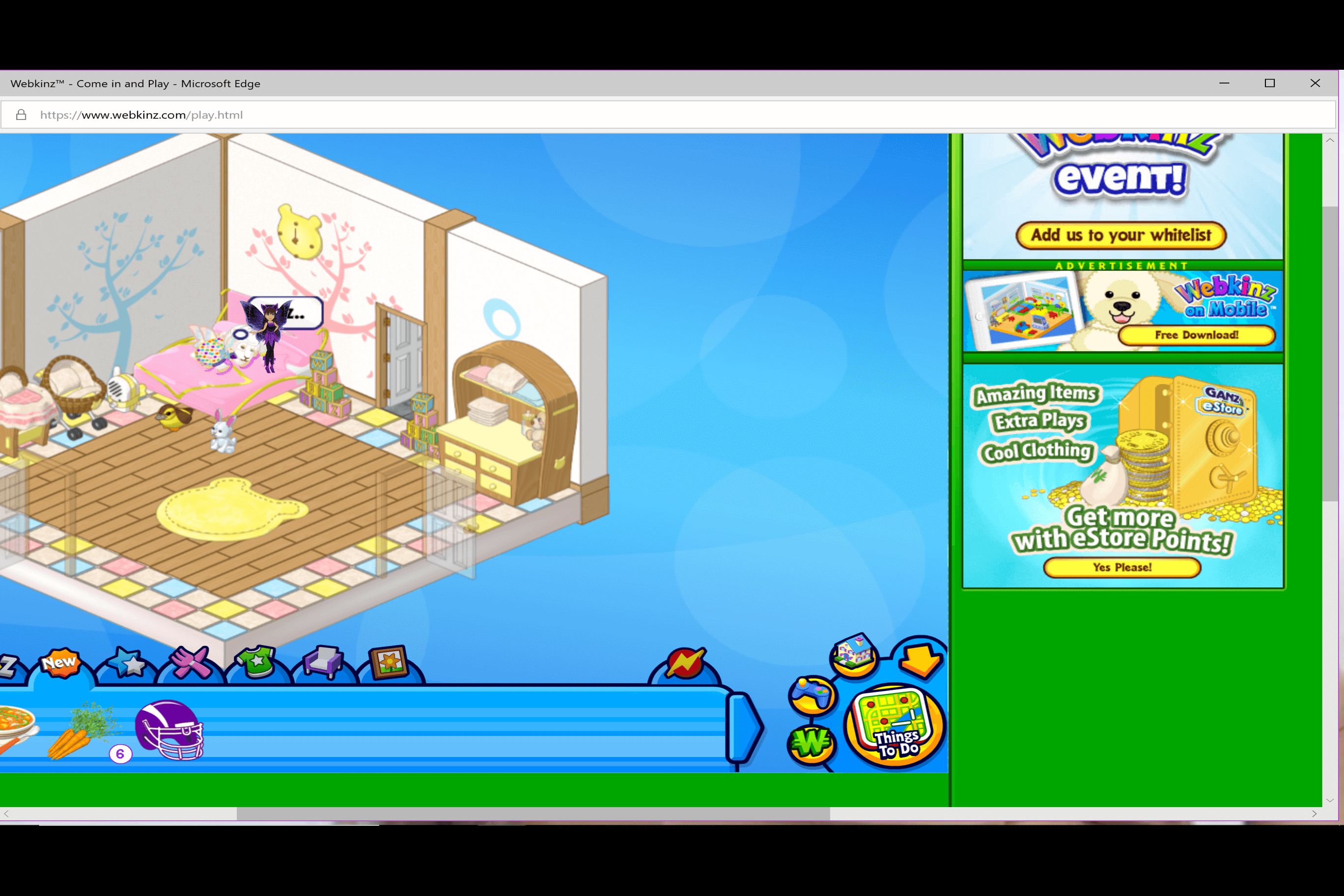 checking on baby tallulah