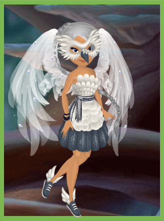 A turtle dove outfit.