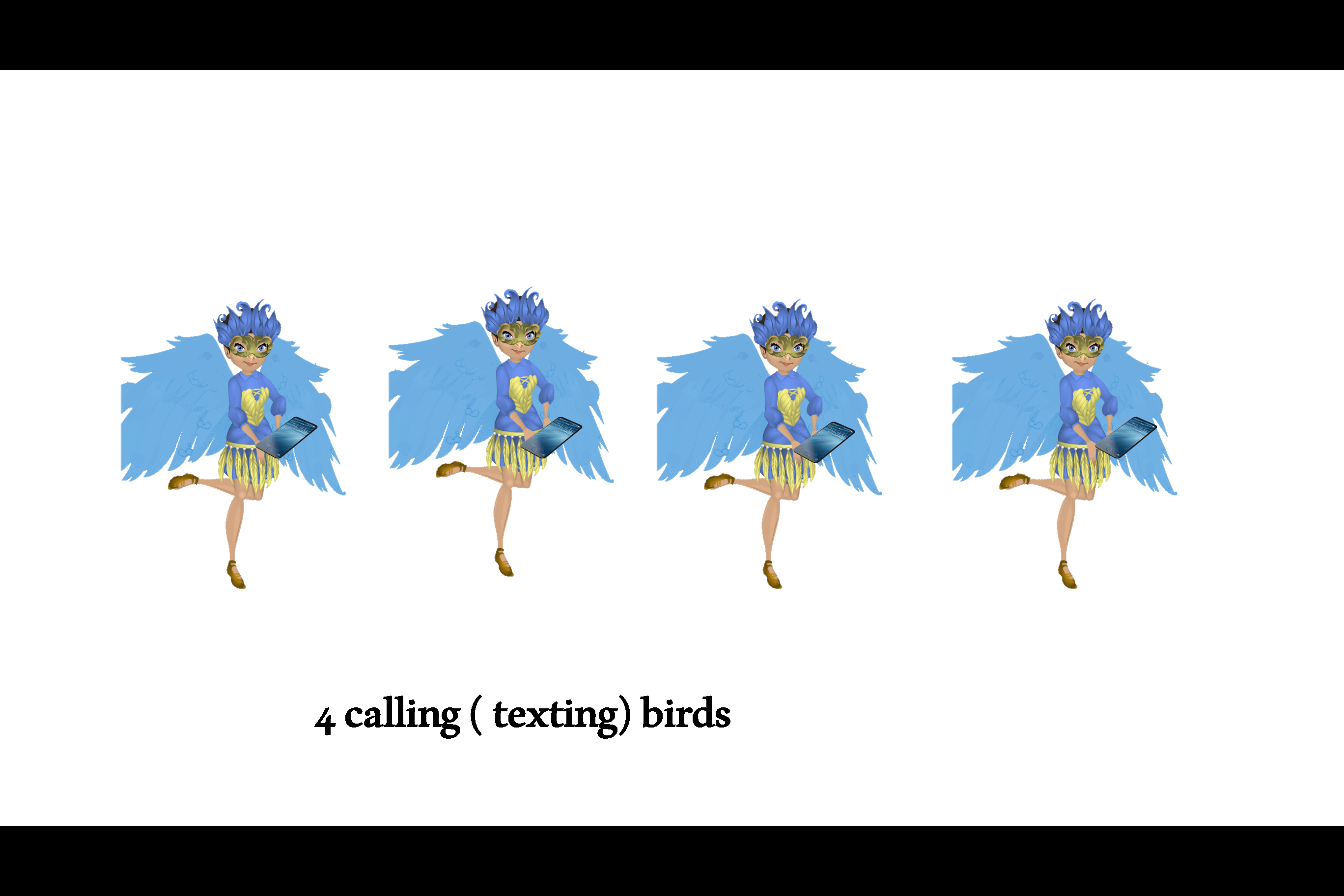 4 calling birds