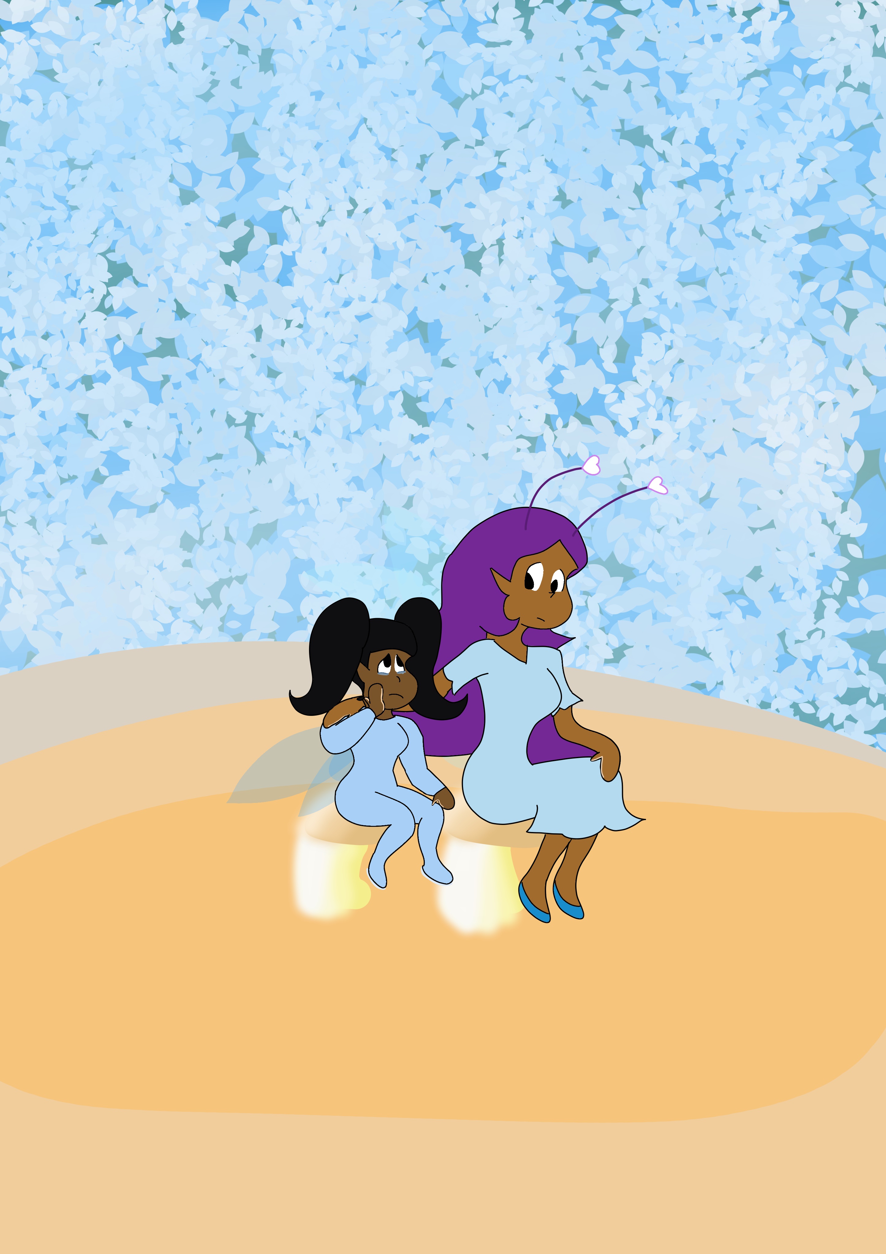 Sil and Pearl at the wintry dentist.jpg