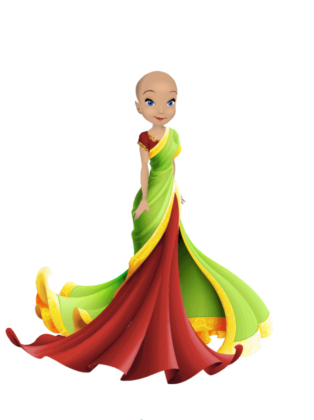 glitch fairy short sleeve sari.png glitch fairy short sleeve sari.png