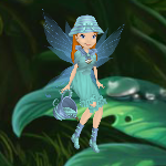 blue rainy day outfit